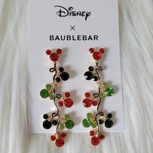 Disney x Baublebar Mickey Mouse Holiday Lights Earrings